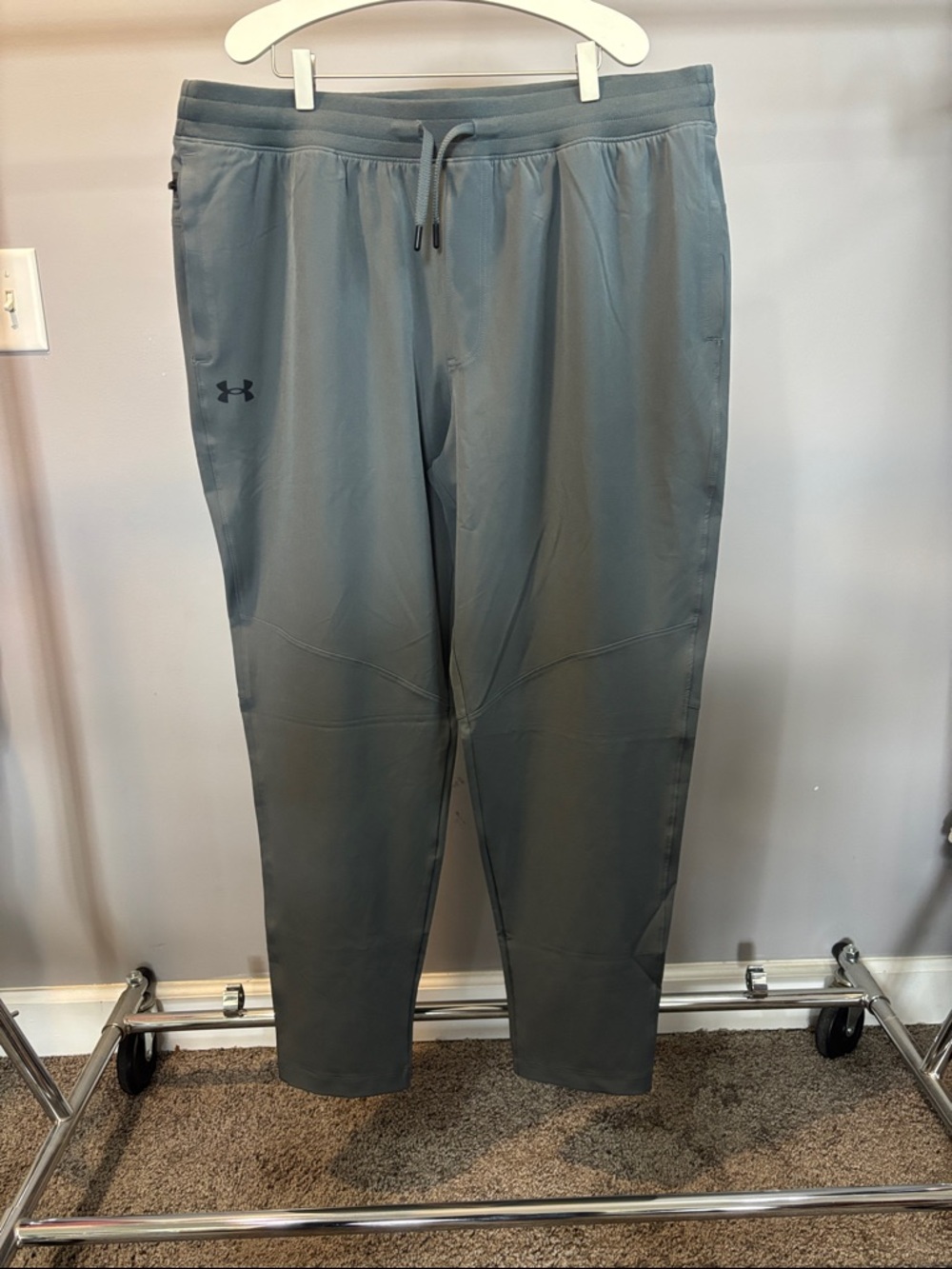 Under Armour Sports Style Tapered Pant Slate Gray Performance Joggers